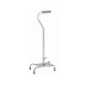 Carex Health Brands Carex Health Brands A758C0 Small Base Quad Cane Withoffset Handle A758C0